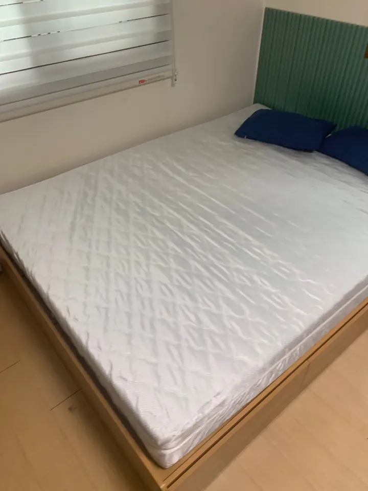 침대리폼 후 매트리스를 다시 올린 수납침대